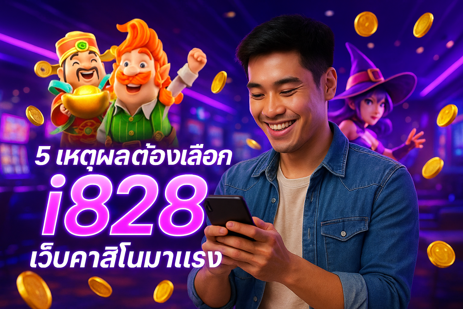 5 เหตุผลต้องเลือก I828 เว็บคาสิโนมาแรง