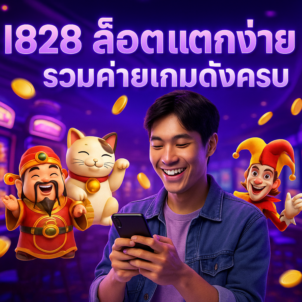 I828 สล็อตแตกง่าย รวมค่ายเกมดังครบ