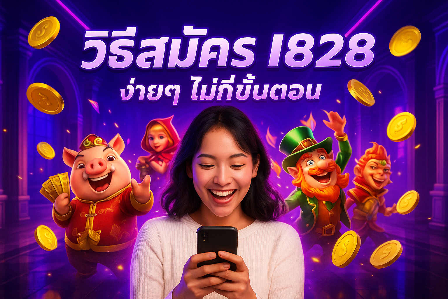 วิธีสมัคร I828 ง่ายๆ ไม่กี่ขั้นตอน