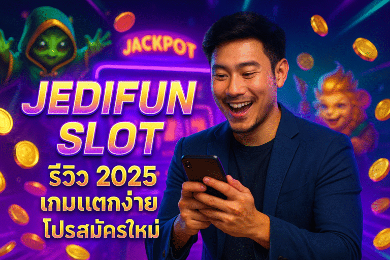 JEDIFUN SLOT รีวิว 2025 เกมแตกง่าย โปรสมัครใหม่